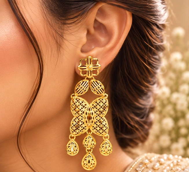 Royal Earring 007 - Earring jewellery