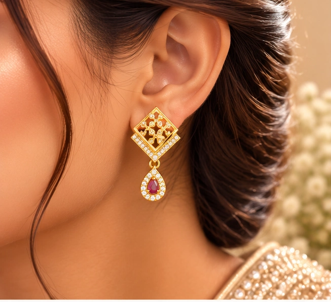 Royal Earring 008 - Earring jewellery